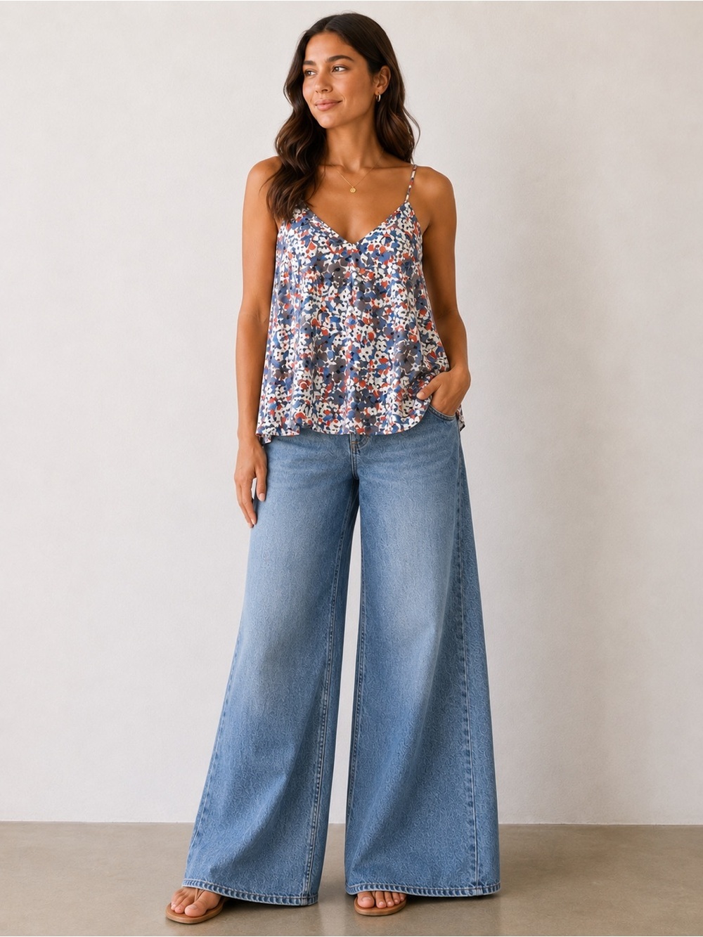 Yumi Kim floral silk tank top